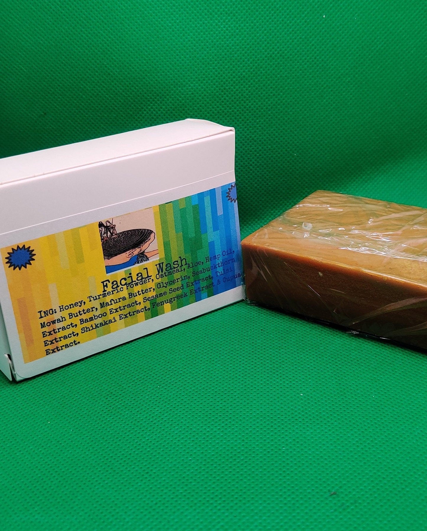 Leonidiz Facial Soap *Will stain clothing due to Turmeric powder* handle carefully - Leonidiz 